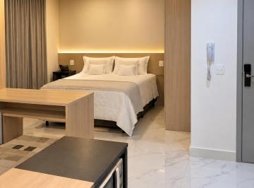 Apartamento de 1 quarto, · STUDIO MOBILIADO COM VAGA DE GARAGEM EM ANDAR ALTO - AO LADO DO JARDIM BOTANICO