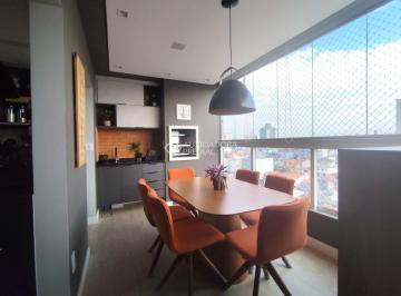 Apartamento · 77m² · 3 Quartos · 2 Vagas · Espetacular Apê de 77m² na Vila Marlene (SBC) | Varanda Gourmet, Ar-Condicionado, Suíte c/ Closet e