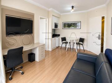 Apartamento · 33m² · 1 Quarto · 1 Vaga · Flat Mobiliado à Venda em Moema no The Palace com 33m² e 1 Vaga