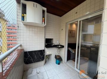 Apartamento · 62m² · 2 Quartos · 1 Vaga · Apartamento Mobiliado no Canto do Forte com 2 Dormitórios e Suíte a 300m da Praia - Praia Grande/SP
