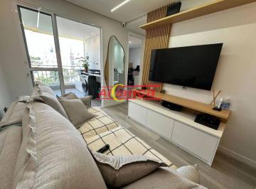 Apartamento · 57m² · 2 Quartos · 1 Vaga · APARTAMENTO COM 2 DORMITÓRIOS À VENDA, 56M² - JARDIM VILA GALVÃO - GUARULHOS/SP