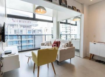 Sala · Apartamento com 1 quarto à venda, 62 m² - Vila Olímpia - São Paulo/SP