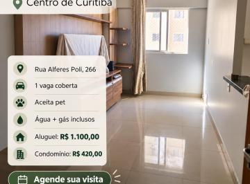 Apartamento de 1 quarto, Curitiba · Apartamento 1 quarto centro