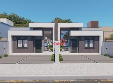 Casa · 112m² · 3 Quartos · 2 Vagas · Casas novas com 3 quartos e piscina à venda no Balneário Canoas