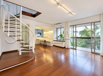 Apartamento · 99m² · 1 Quarto · 1 Vaga · Apartamento Duplex 99m² com Suíte, Closet e Varanda no Itaim Bibi Rua da Mata Paço da Matta