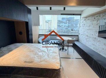 Apartamento · 25m² · 1 Quarto · Studio de 25 m² Mobiliado em Andar Alto - Cerqueira César