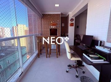 8095b2105b3bb45e4786bea793e20c7599958521 · Apartamento com 3 dormitórios para alugar, 101 m² por R$ 8.900,00/mês - José Menino - Santos/SP