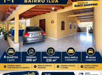 Casa de 4 quartos, Aparecida de Goiânia · Casa Espaçosa no Bairro Ilda – 4 Quartos, 390 m² de Terreno e Quintal Amplo | Próximo ao Buriti Shop