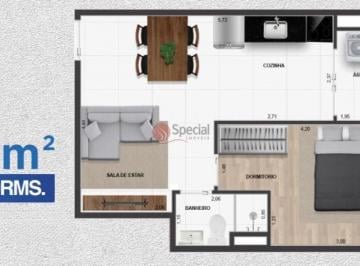 Apartamento · 41m² · 1 Quarto · Apartamento na Penha.