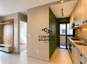 4a546608d20f016bd2af30d8a4ad43852183e3d3 · Apartamento NOVO, MOBILIADO com 2 vagas, 2 dormitórios, 1 suíte para alugar, 56 m² por R$ 2.995/mês