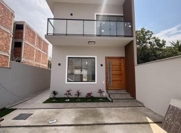 Casa · 110m² · 3 Quartos · 2 Vagas · Casa com 3 dormitórios à venda, 240m² por R$ 689.000 - Jd. Atlântico Central - M