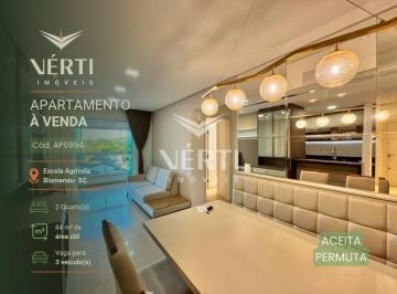 4dc0e7df28d8254d7474175d5f84f9bd550d5abd · Apartamento com 2 dormitórios à venda, 84 m² - Escola Agrícola - Blumenau/SC