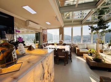 Apartamento · 300m² · 4 Quartos · 3 Vagas · Cobertura à venda, 4 quartos no bairro Marapé em Santos