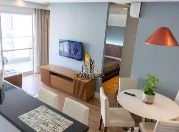 Apartamento de 1 quarto, São Paulo · Flat mobiliado 1 dormitório 50 m² no Brooklin próximo à Berrini e Shopping Market Place com 1 vaga