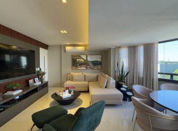 Apartamento de 3 quartos, Salvador · Apartamento de Luxo com 3 suítes 134m2 nascente 3vgs decorado infraestrutura em Alphaville1