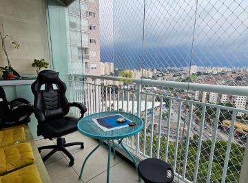 Apartamento · 80m² · 2 Quartos · 2 Vagas · Apartamento com suíte e varanda à venda no Campininha Interlagos ZS