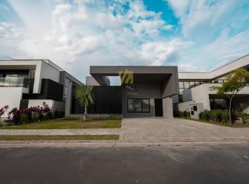 Casa · 265m² · 4 Quartos · 4 Vagas · Casa Térrea de Alto Padrão no Alphaville Nova Esplanada 4 | Porteira Fechada, 4 Suítes e Piscina Aqu