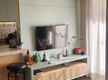 Apartamento de 2 quartos, · Apartamento à venda com 1 suíte, 58m² de construção e cozinha planejada em condomínio em Sumaré