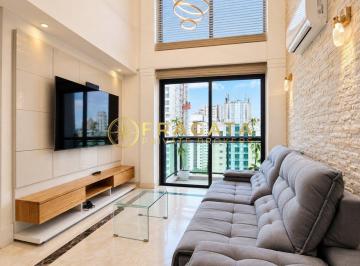 Apartamento · 120m² · 2 Quartos · 3 Vagas · Duplex à venda 120 m² Porteira Fechada em Moema, 2 Quartos, Pé-Direito Duplo e 3 Vagas