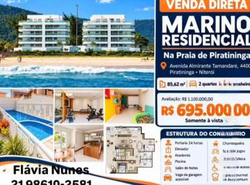 Apartamento de 2 quartos, Niterói · Apartamento de 85 m² com 2 quartos em Cond. Residencial Marino - Piratininga - Niterói - RJ