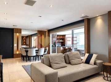Apartamento · 147m² · 4 Quartos · 3 Vagas · Apartamento no Brooklin 147 m2, 3 quartos, 3 suítes e varanda gourmet