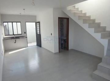 Casa · 64m² · 2 Quartos · 1 Vaga · Residencial Azulik - Sobrado de 02 dormitórios à venda em condomínio na Vila São Paulo, Mogi das Cru