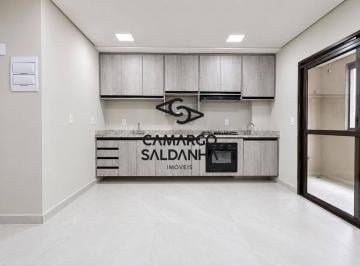 3a4ac50f5c41689bccbc5a3eacbb53d3bb7ea024 · Apartamento NOVO, MOBILIADO c/ geladeira, 1 dormitório sendo 1 suíte e lavabo p/alugar, 51,16 m² por