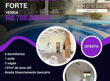 Casa · 137m² · 4 Quartos · 3 Vagas · Sobrado com 4 dormitório em condomínio fechado com lazer, 137 M² em Praia Grande, Canto do Forte, lo