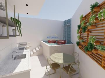 Casa · 70m² · 2 Quartos · 1 Vaga · Casa de Condomínio 2 suites com piscina e churrasqueira em Vila Caiçara  -  P...