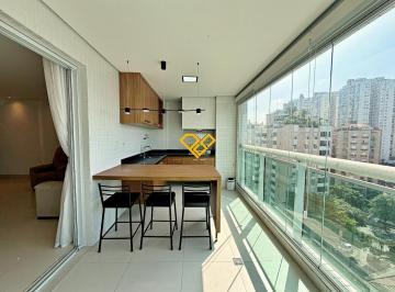 Varanda · Apartamento 3 Quartos para Locação em Santos - SP