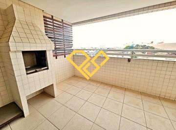 Varanda com churrasqueira · Apartamento 3 Quartos em Santos