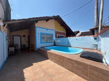 Casa · 72m² · 2 Quartos · 2 Vagas · Casa à venda no Tupi, Praia Grande, com piscina e churrasqueira