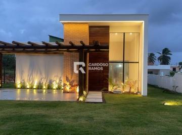 Casa · 135m² · 3 Quartos · CASA NOVA A POUCOS PASSOS DO MAR NO CONDOMINIO AGUAS DE SAUIPE – R$ 850 MIL