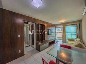Apartamento · 44m² · 1 Quarto · 1 Vaga · Apartamento mobiliado para locação no Edifício Parque Atlântico, na Avenida Boa Viagem – 44m², 01 qu
