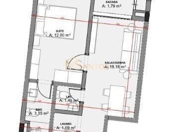 Apartamento · 47m² · 1 Quarto · 1 Vaga · Apartamento à venda no bairro Jurerê Internacional - Florianópolis/SC