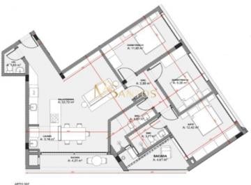 Apartamento · 107m² · 3 Quartos · 1 Vaga · Apartamento à venda no bairro Jurerê Internacional - Florianópolis/SC