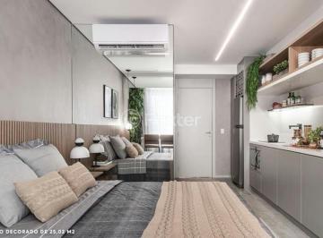 sala-de-estar-aconchegante-e-moderna · Apartamento, 1 dormitórios, 25.95 m², em Bela Vista