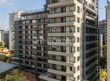 fachada-moderna-com-arquitetura-contemporanea · Apartamento, 1 dormitórios, 26.57 m², em Cerqueira César
