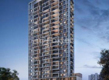 predio-moderno-com-fachada-de-vidro-e-jardim · Apartamento, 2 dormitórios, 62.4 m², em Chácara Klabin
