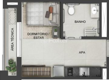 43617f0178ddb7db6dc66f6437e5d93c.png · Kitnet / JK / Studio, 1 dormitórios, 22.13 m², em Brooklin Novo
