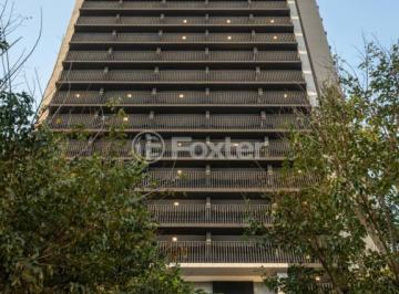 fachada-moderna-com-varandas-iluminadas · Loft, 1 dormitórios, em Brooklin Paulista