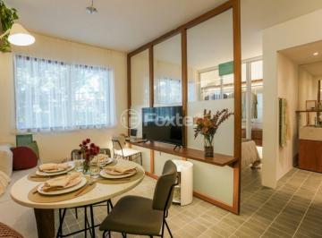 sala-de-jantar-moderna-e-iluminada-com-mesa-redonda.jpeg · Apartamento, 1 dormitórios, 28.19 m², em Campos Elíseos