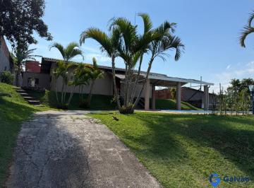 Fachada casa e garagem · Chácara para locação na Estância Alpina no Bairro Ivoturucaia em Jundiaí - SP