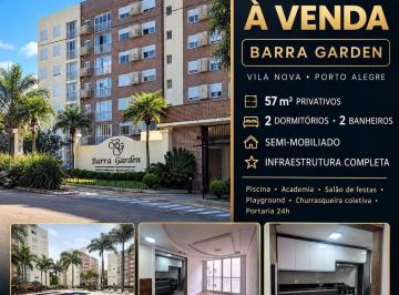 Apartamento · 57m² · 2 Quartos · 1 Vaga · VILLARINHO IMÓVEIS VENDE APARTAMENTO NO CONDOMÍNIO BARRA GARDEN ZONA SUL VILA NV