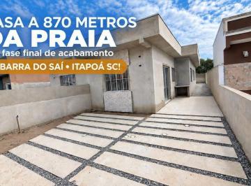 Casa · 78m² · 3 Quartos · Casa á 870 metros da praia na Barra do Saí em Itapoá SC!