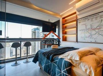 Apartamento · 19m² · 1 Quarto · Studio à Venda em Pinheiros - Mobiliado, 23º Andar e Vista Privilegiada