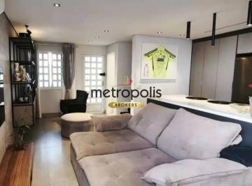 Sala · Sobrado com 2 dormitórios à venda, 146 m² por R$ 995.000,00 - Vila Metalúrgica - Santo André/SP