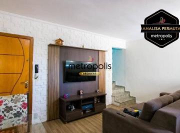 Sala · Cobertura com 2 dormitórios à venda, 98 m² por R$ 440.000,00 - Vila Vitória - Santo André/SP