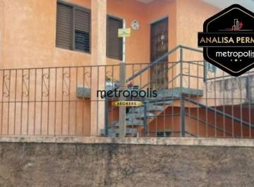 Fachada · Casa com 3 dormitórios à venda, 103 m² por R$ 499.000,00 - Vila Guarani - Santo André/SP