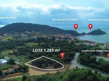 Terreno · 1283m² · À venda lote com RGI próximo à Praia do Pai Vitório em Armação dos Búzios